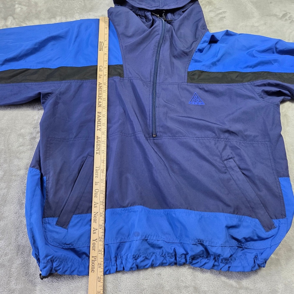 Nike ACG Anorak Pullover Hooded‎ Jacket Mens L Athleisure Retro Streetwear Gym - Picture 3 of 6